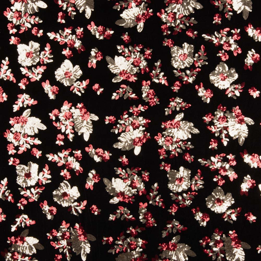 Samt Lycra Paillettenstickerei - Ribes y Casals