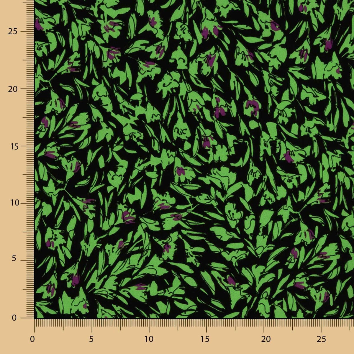 Polyester-Krepp Wolkenstein Grün - Ribes y Casals