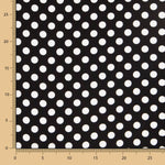 Viskose Weiß Polka Dots - Ribes y Casals