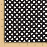 Viskose Weiß Polka Dots - Ribes y Casals