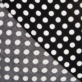 Viskose Weiß Polka Dots - Ribes y Casals