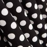 Viskose Weiß Polka Dots - Ribes y Casals