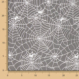 Organza-Stoff Spinnennetze Schwarz - Ribes y Casals