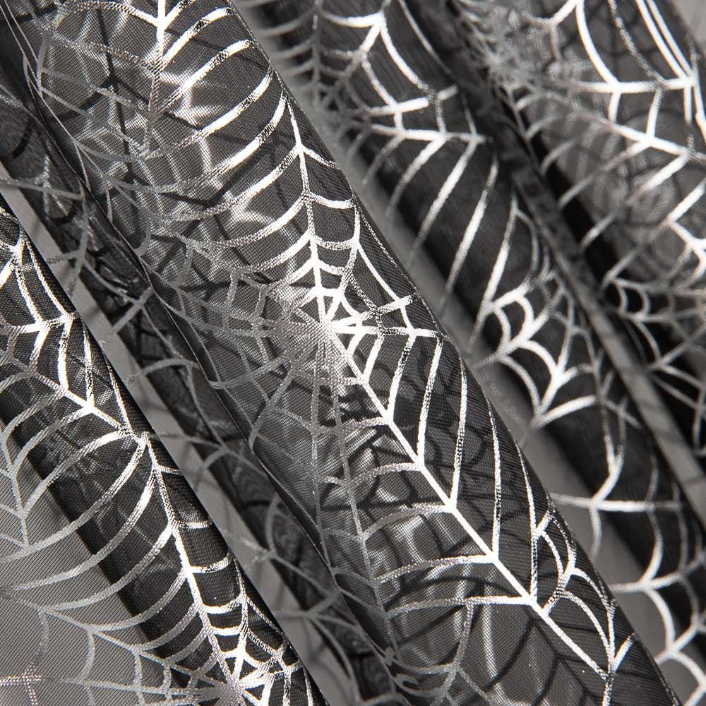 Organza-Stoff Spinnennetze Schwarz - Ribes y Casals