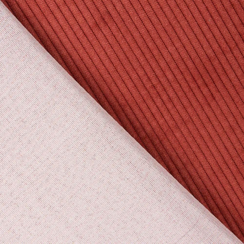 Roter Cord-Reststoff für Polster – verschiedene Maße x Breite 140 cm - Ribes y Casals