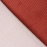 Roter Cord-Reststoff für Polster – verschiedene Maße x Breite 140 cm - Ribes y Casals