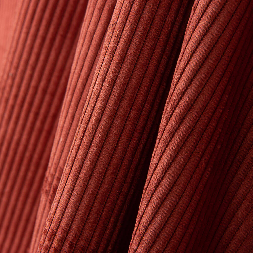 Roter Cord-Reststoff für Polster – verschiedene Maße x Breite 140 cm - Ribes y Casals