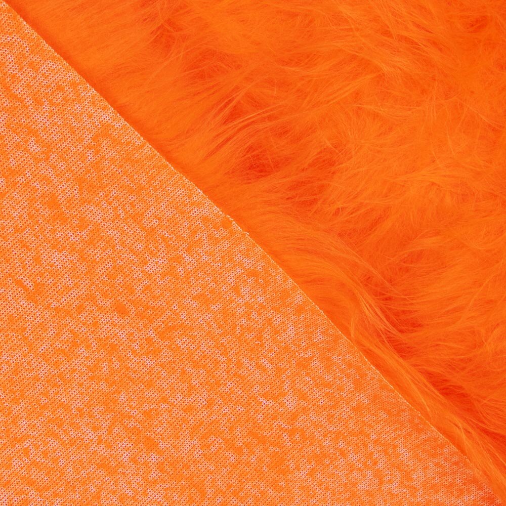 Langhaar Retal Orange 40 x 150 cm - Ribes y Casals