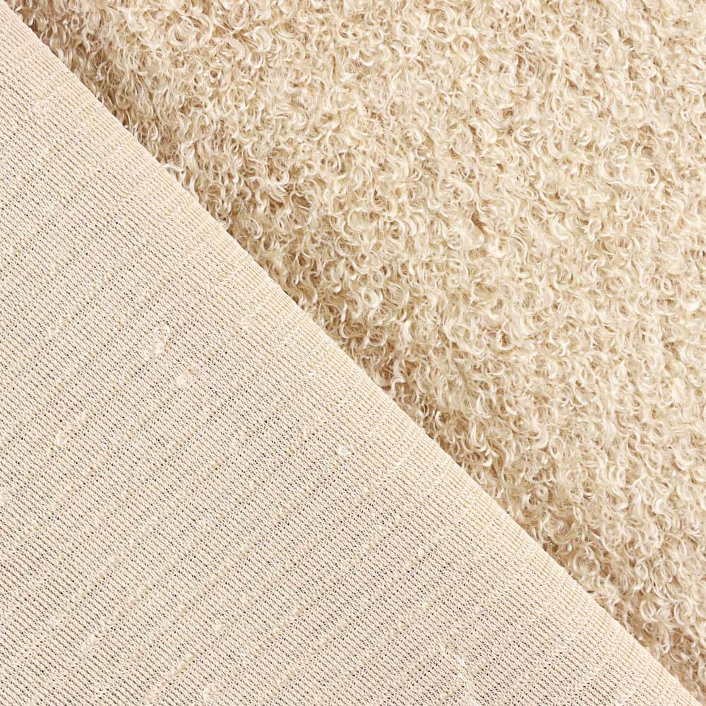 Stoff Pelo Rizo Beige - Ribes y Casals