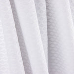 Piqué-Stoffrest Spiralen Weiß – verschiedene Maße x Breite 160 cm - Ribes y Casals