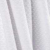 Piqué-Stoffrest Spiralen Weiß – verschiedene Maße x Breite 160 cm - Ribes y Casals