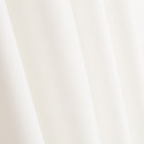 Einfarbig weißer elastischer Gabardine-Stretch-Stoff - Ribes y Casals