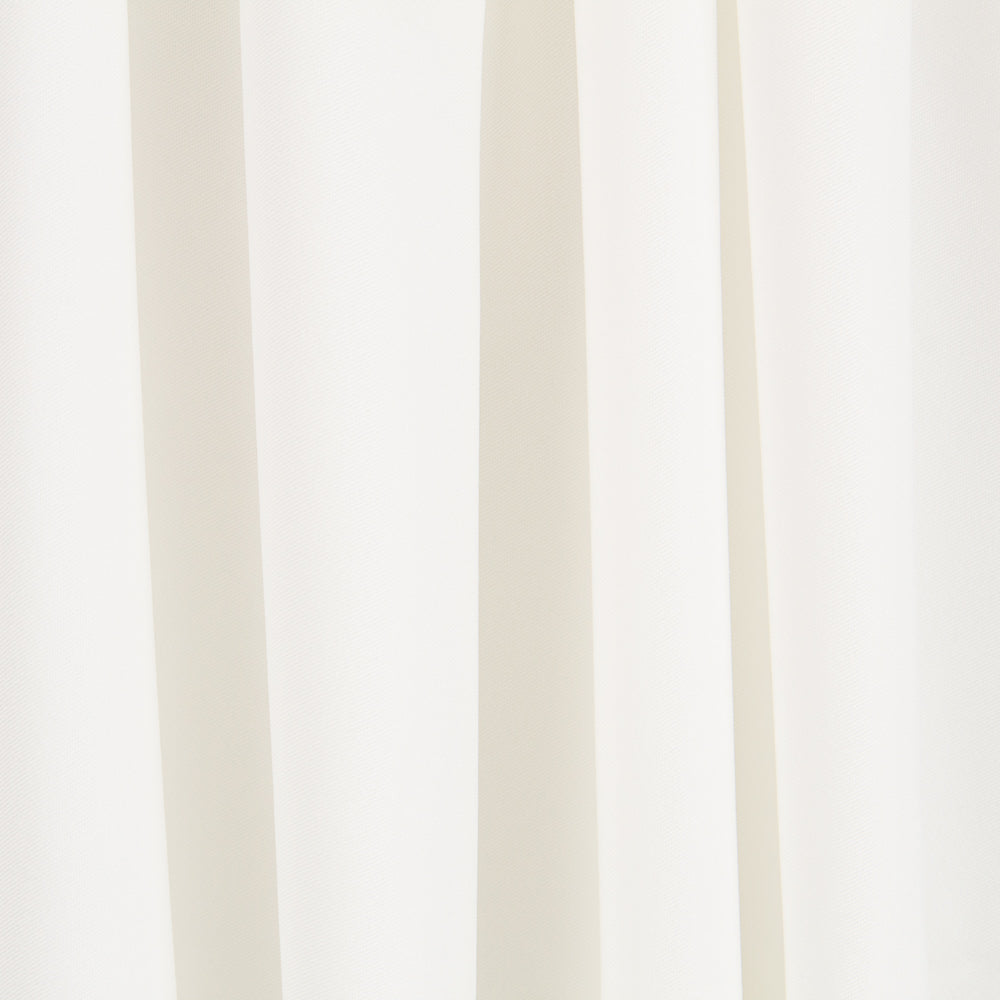 Einfarbig weißer elastischer Gabardine-Stretch-Stoff - Ribes y Casals
