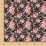 Cretonne Baumwolle Schwarz - Ribes y Casals