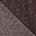 Kastanienbrauner geometrischer Mini-Pullover aus Strick - Ribes y Casals