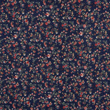 Gestrickte Angora-Blumen Folk Navy - Ribes y Casals