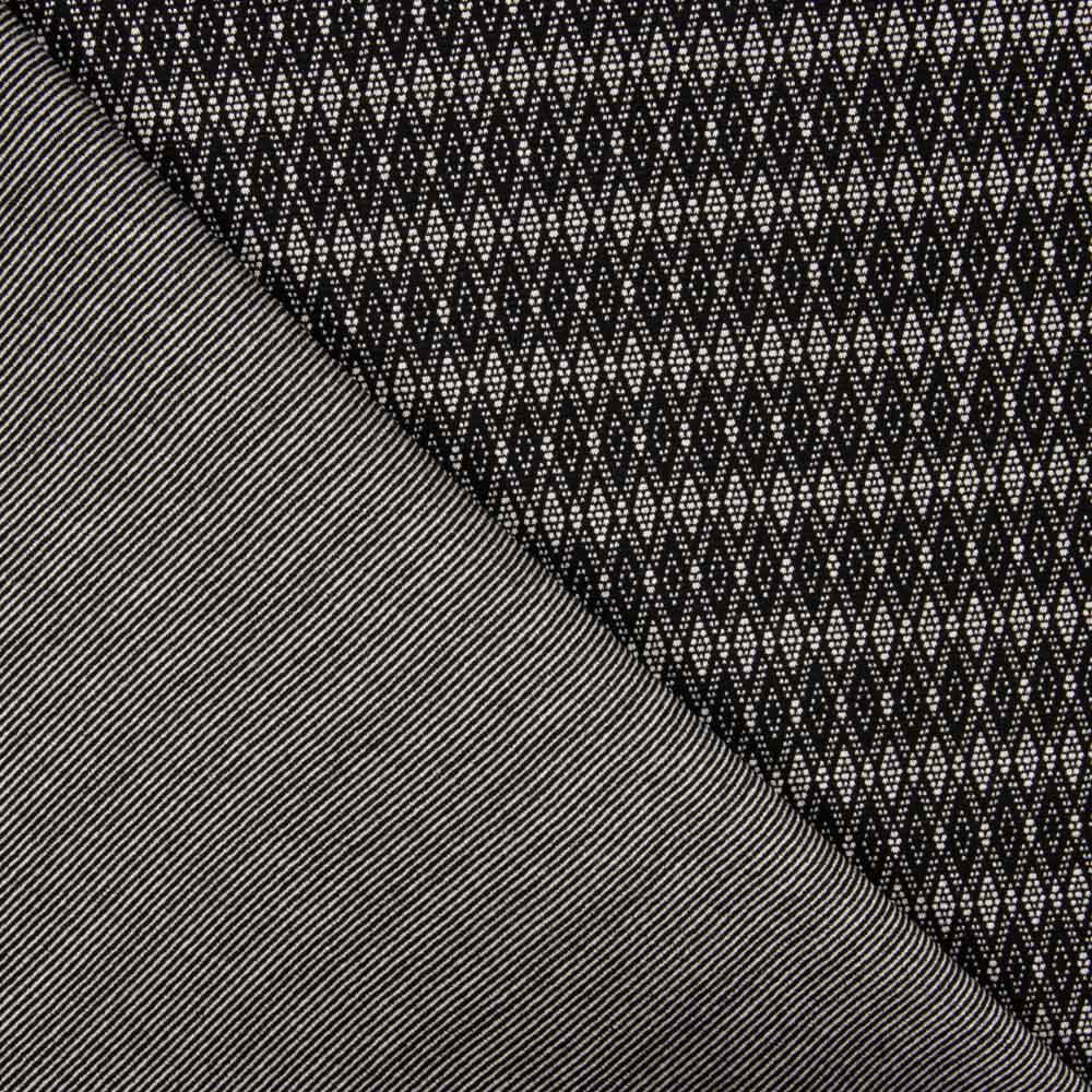 Geometrisch gestrickter Pullover Rhombus Grau - Ribes y Casals