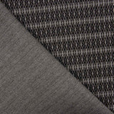 Geometrisch gestrickter Pullover Rhombus Grau - Ribes y Casals