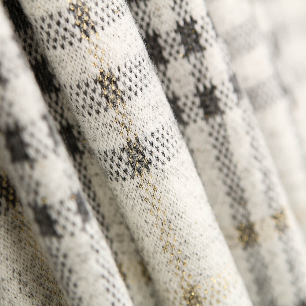 Lurex Square Tweed Strickstoff - Ribes y Casals