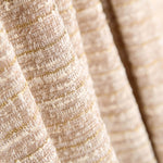 Gestrickter Tweed Gestreift Lurex Lurex Beige - Ribes y Casals