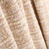 Gestrickter Tweed Gestreift Lurex Lurex Beige - Ribes y Casals