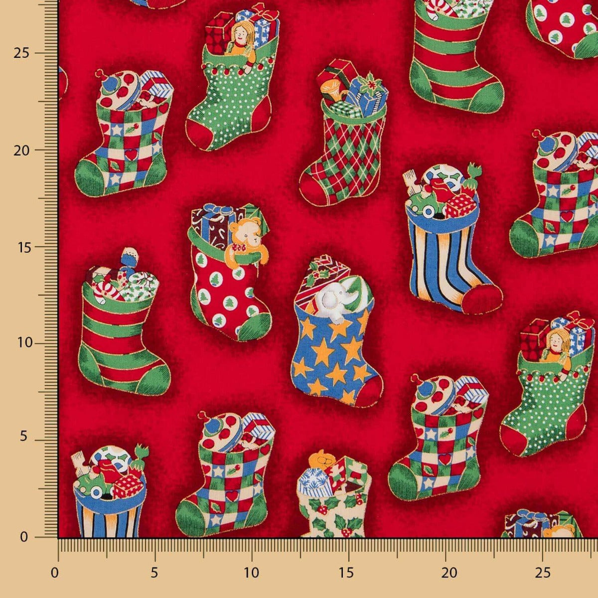 Baumwolle Weihnachtsgeschenk Socken Rot - Ribes y Casals