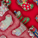 Baumwolle Weihnachtsgeschenk Socken Rot - Ribes y Casals