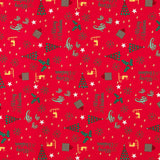 Weihnachten Merry Xmas Rote Baumwolle - Ribes y Casals