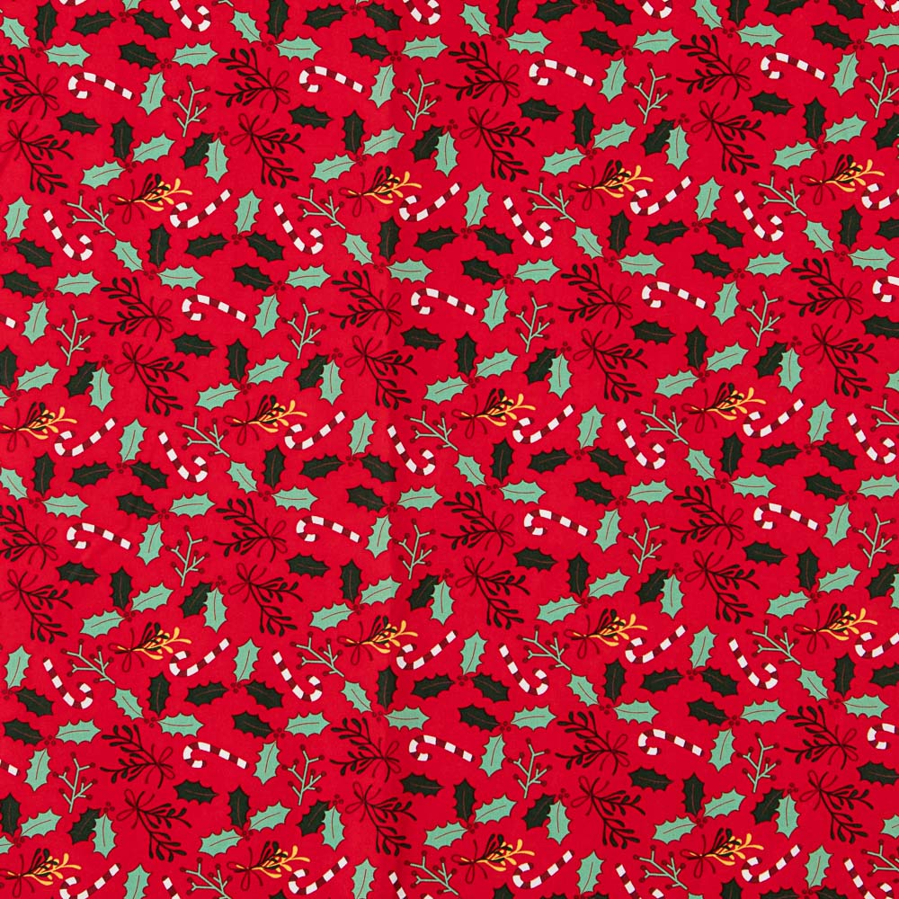 Cotton Christmas Zuckerstange Rot - Ribes y Casals