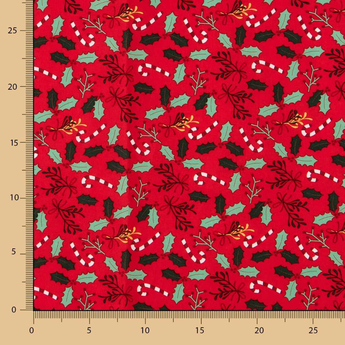 Cotton Christmas Zuckerstange Rot - Ribes y Casals
