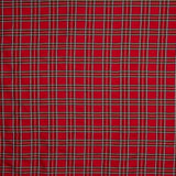 Taft Polyester Schottenkaro Rot - Ribes y Casals