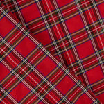 Taft Polyester Schottenkaro Rot - Ribes y Casals