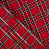 Taft Polyester Schottenkaro Rot - Ribes y Casals