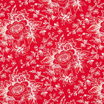 Amerikanischer roter Floralaufnäher - Ribes y Casals