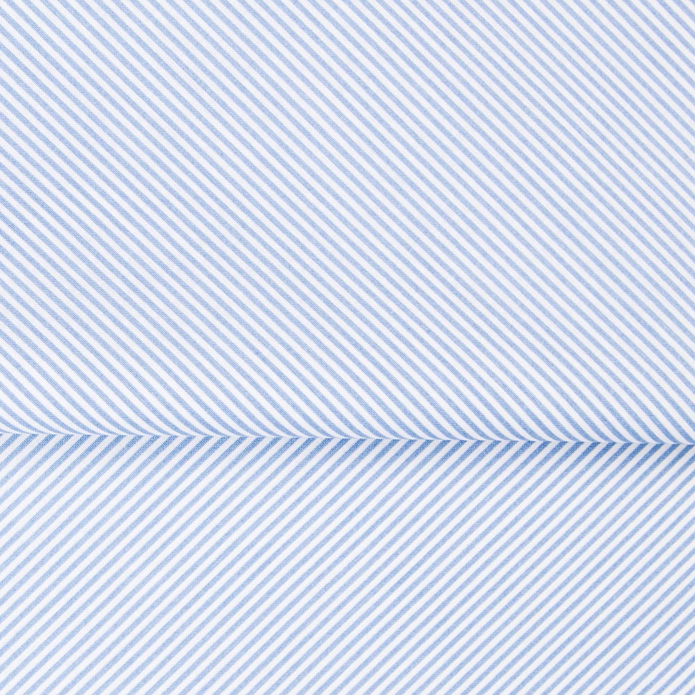 Bedrucktes Bettlaken Mini Stripe Blau - Ribes y Casals