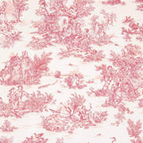 Toile de Jouy Blatt Rot - Ribes y Casals