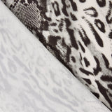 Satin-Elasthan Leopard Grau - Ribes y Casals