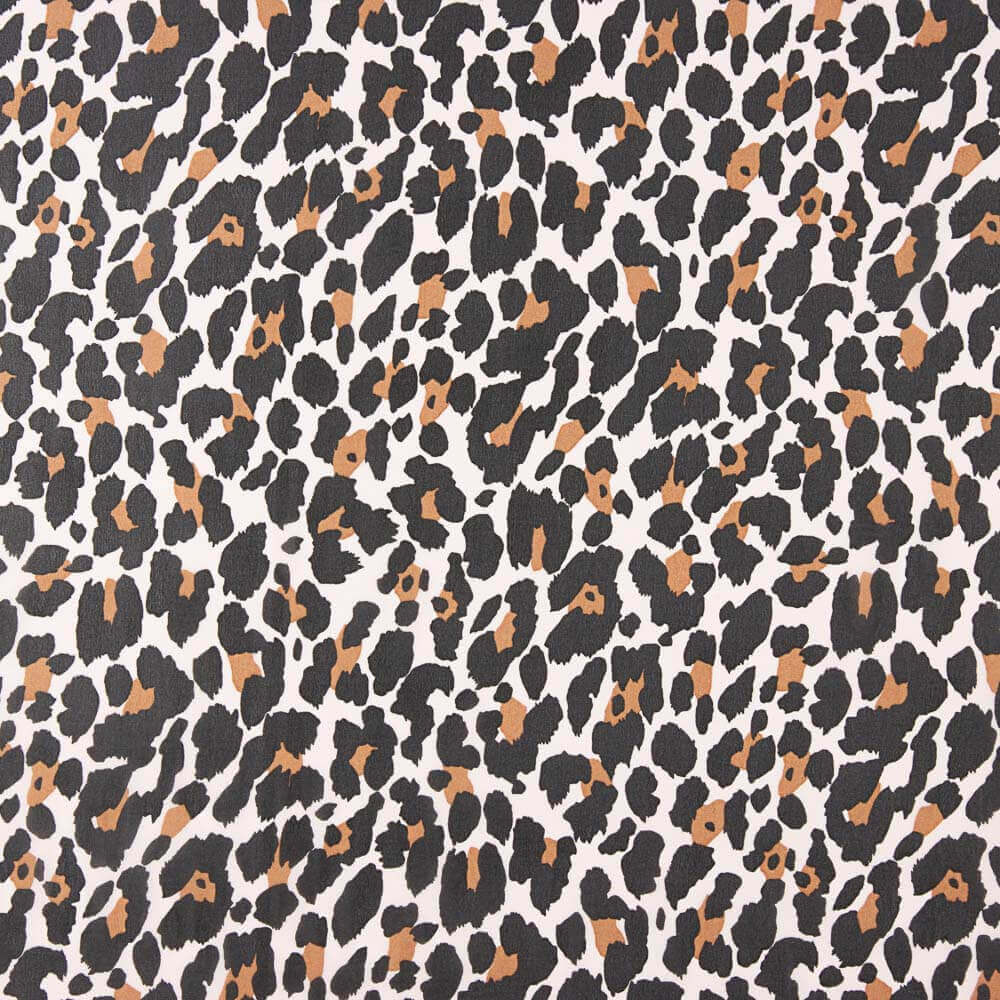 Polyester-Gaze Leopard Rosa - Ribes y Casals