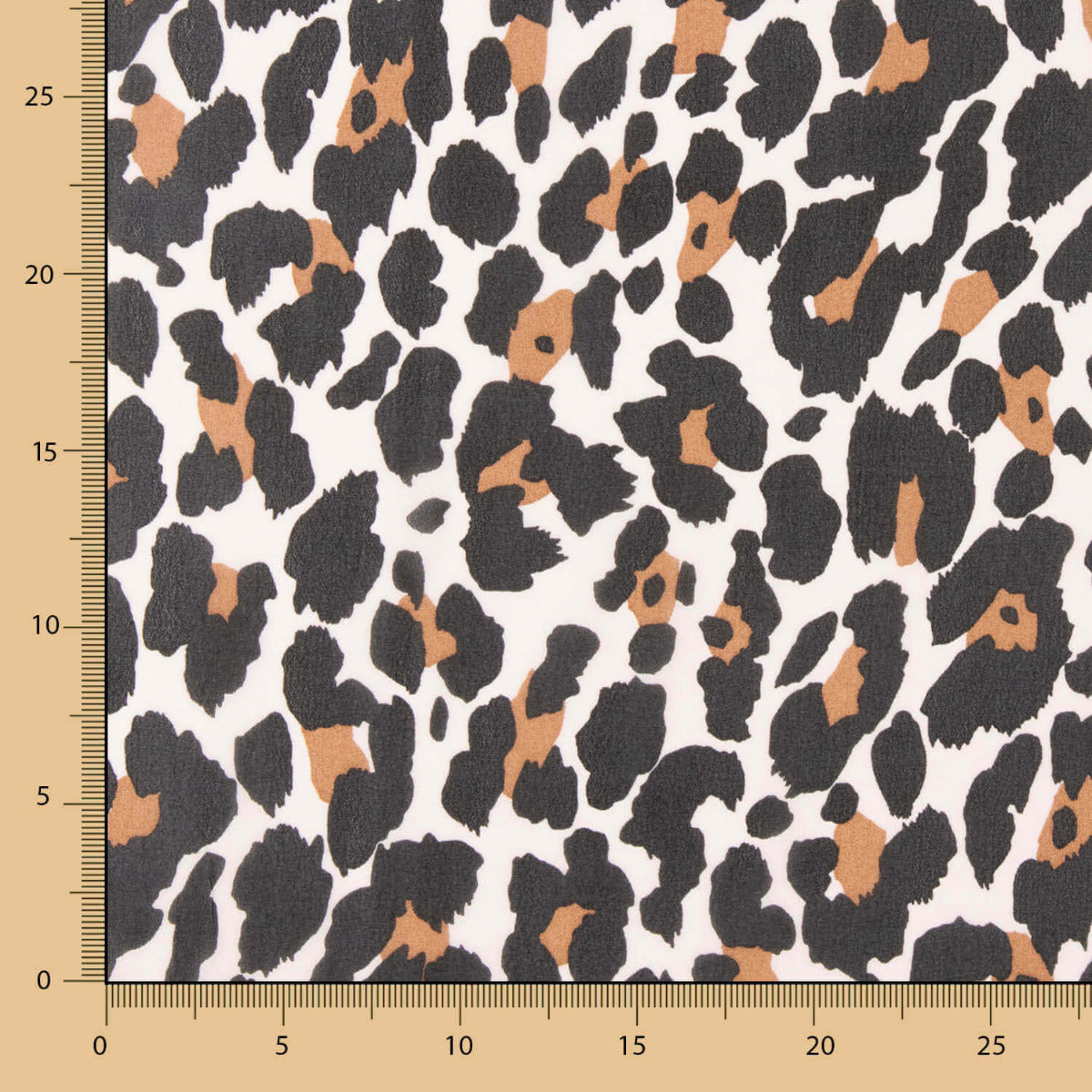Polyester-Gaze Leopard Rosa - Ribes y Casals