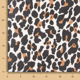Polyester-Gaze Leopard Rosa - Ribes y Casals