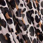 Polyester-Gaze Leopard Rosa - Ribes y Casals