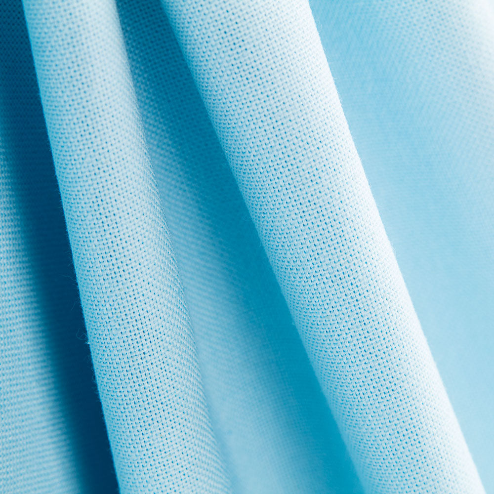 Stoffrest Polsterstoff Baumwolle Himmelblau – Verschiedene Maße x Breite 280 cm - Ribes y Casals