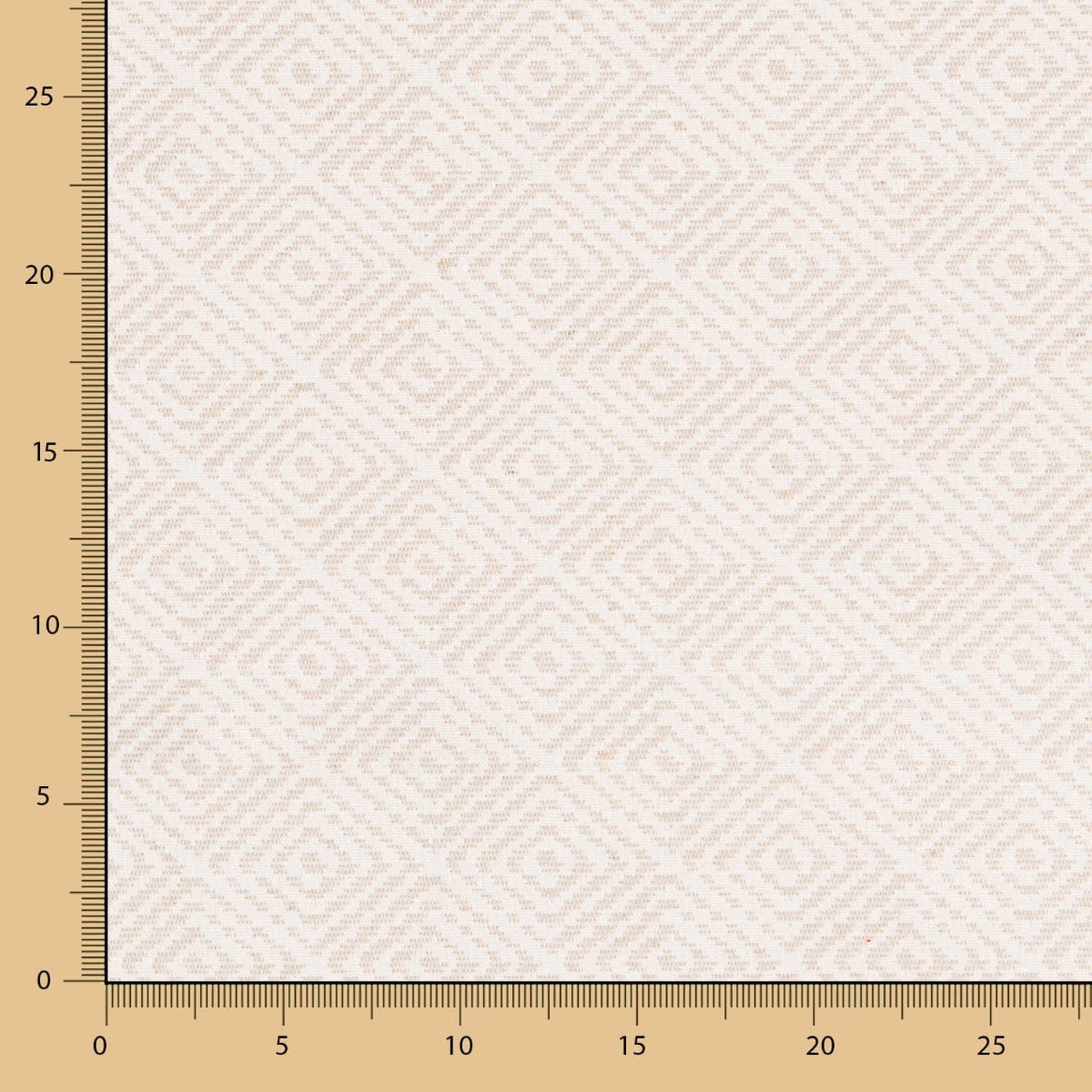 Geometrische Jacquard-Polsterung Sand - Ribes y Casals
