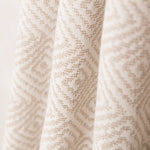 Geometrische Jacquard-Polsterung Sand - Ribes y Casals
