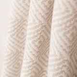 Geometrische Jacquard-Polsterung Sand - Ribes y Casals
