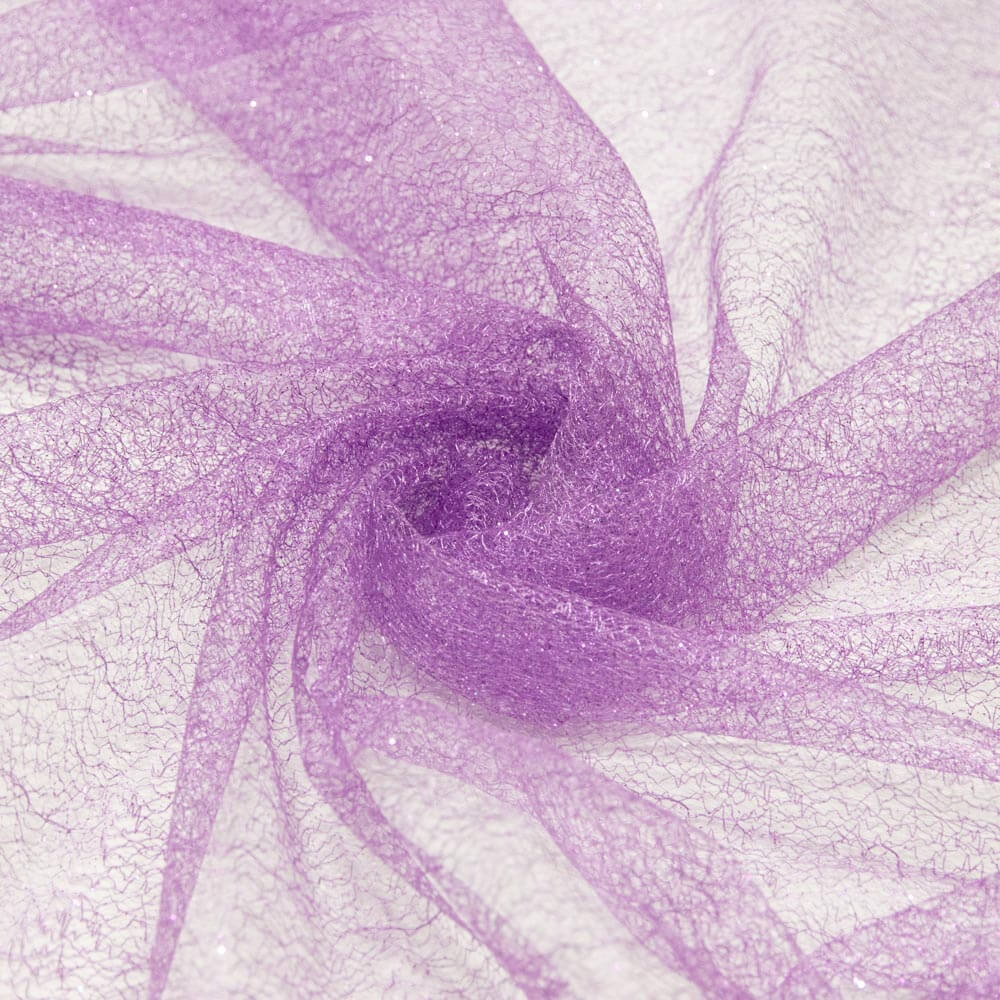 Reststück Tüll „Spinne“ violett – verschiedene Maße x Breite 150 cm - Ribes y Casals