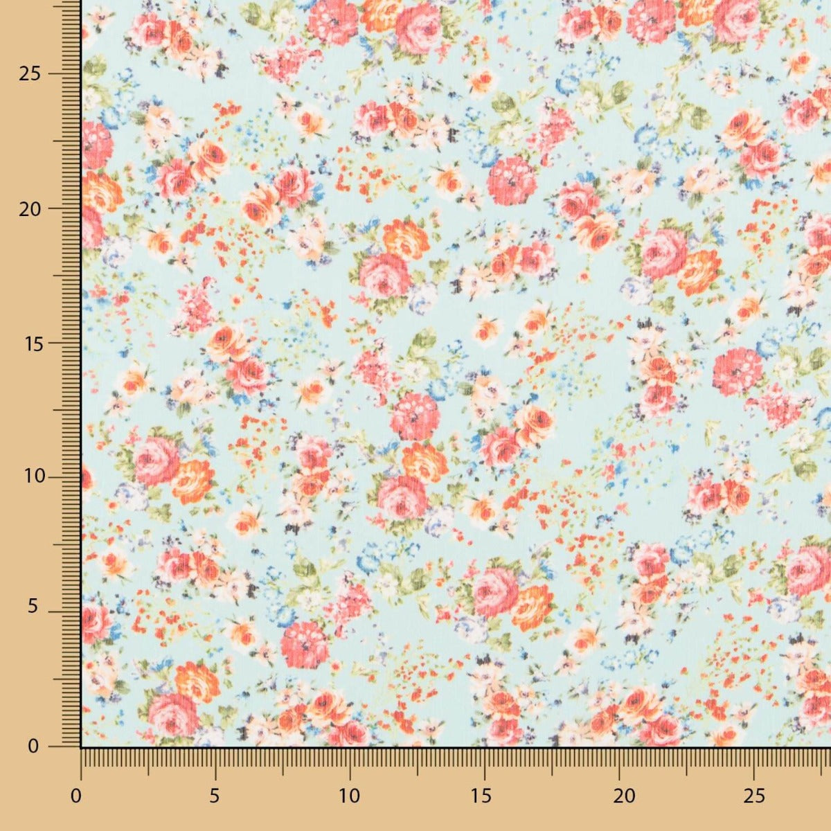 Polyester-Gaze Mini Cretona Blues - Ribes y Casals