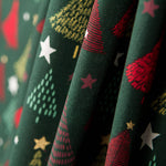 Baumwolle Weihnachtsbäume Grün - Ribes y Casals
