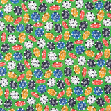 Grüne Poker-Popeline - Ribes y Casals