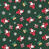 Baumwolle Weihnachtsmann Grün - Ribes y Casals